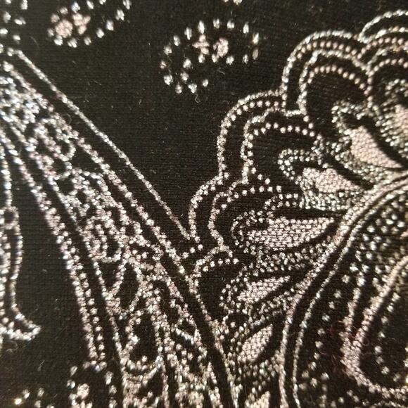 Elements Black Velvet Blazer Jacket Two in One Top Jacket Holiday Party Size M - Picture 4 of 7